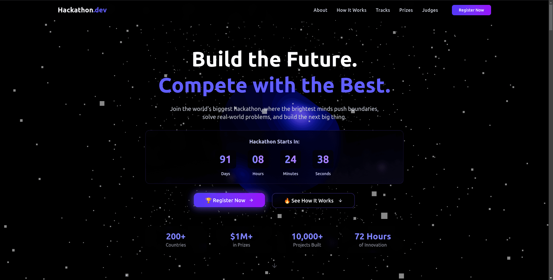 Hackathon Landing Page